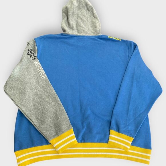 Puma X Hoodie Black Fives "Make History Now" Star Sapphire Hoodie Mens size XL - Picture 6 of 8